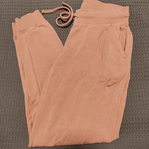 GUC Women's Knix Salmon Pink Joggers - Sz M - Picture 2 of 8
